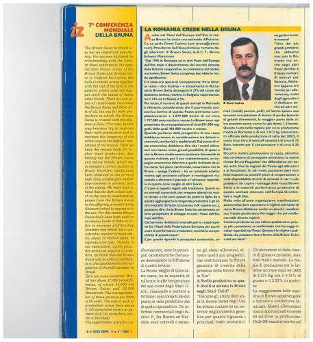 La Romania crede nella bruna - Asociatia Bruna Schwyz Maramures